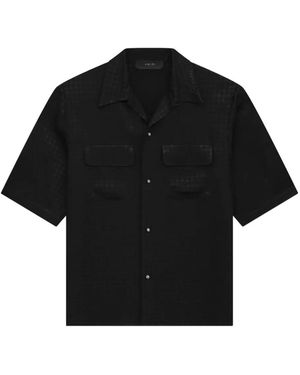 Amiri Ma-Quad Jacquard Shirt - Black