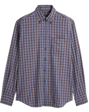 Slowear Glanshirt Check-Pattern Shirt - Blue