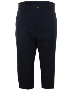MM6 by Maison Margiela Zip Loose Shorts - Blue