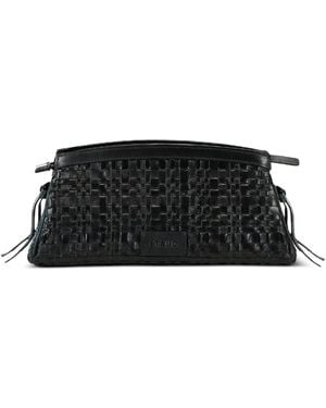 STAUD Bolso De Mano Maude Tejido - Negro
