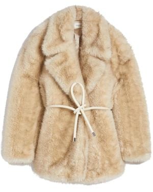 Sportmax Belted Jacket - Natural