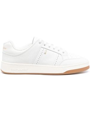 Saint Laurent Sl/61 ロートップ スニーカー（パンチングレザー） ホワイト