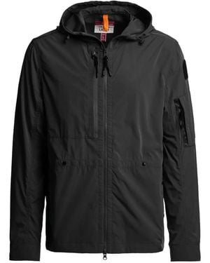 Parajumpers Hooded Zip-Fastening Jacket - Black