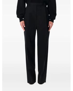 Tom Ford Wool Pleated Trousers - Black