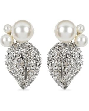 Jennifer Behr Blanca Earrings - White