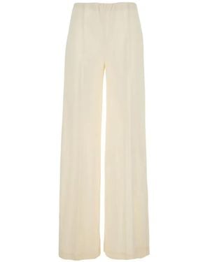 Jucca Natural Hose mit weitem Bein - Weiß