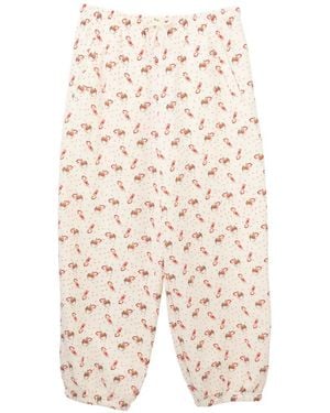 Ashley Williams Graphic-Print Track Pants - White