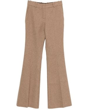 Ermanno Scervino Wool blend flared trousers - Natur