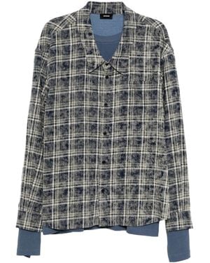 we11done Layered T-Shirt - Grey