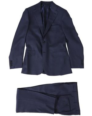 Brioni Prince Of Wales Wool Suit - Blue