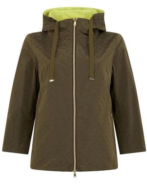 Herno Hooded Zip-Fastening Jacket - Green