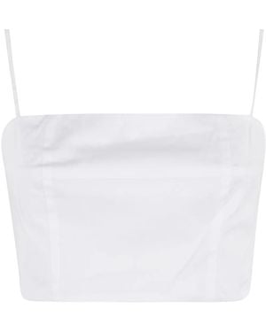STAUD Federico Tank Top - White