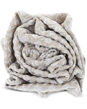 Corneliani Broche En Soie Brodée - Grey