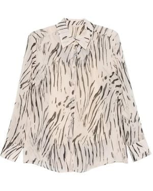 Pennyblack Chemise À Imprimé Animalier - White