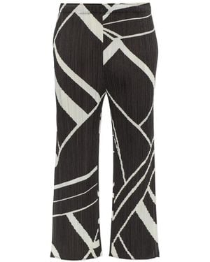 Pleats Please Issey Miyake Pleated Trousers - Black