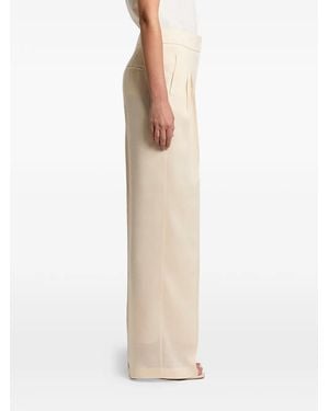 Peserico Pleated Linen Pants - Natural