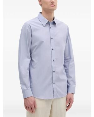 ARMANI EXCHANGE Buttoned Long-Sleeves Shirt - Blue