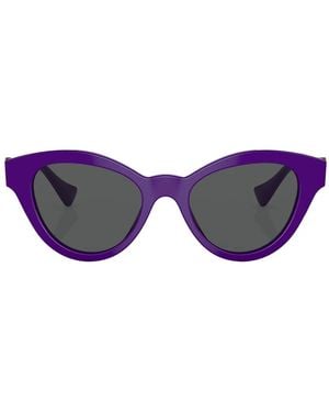 Versace Occhiali Da Sole Medusa Tondi - Viola