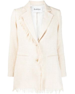 Rodebjer Einreihiger Blazer - Natur