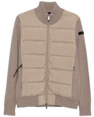 Rrd Quilted Panelled Jacket - Natural