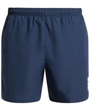 Lacoste Bañador con eslogan estampado - Azul