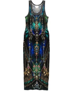 CAMILLA Dominican Decadence Dress - Green
