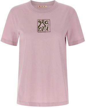 Marni Printed T-Shirt - Pink