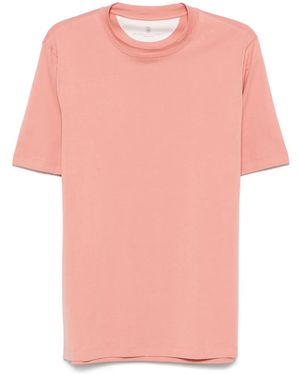 Brunello Cucinelli コットン Tシャツ - ピンク