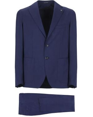 Tagliatore Single-Breasted Suit - Blue