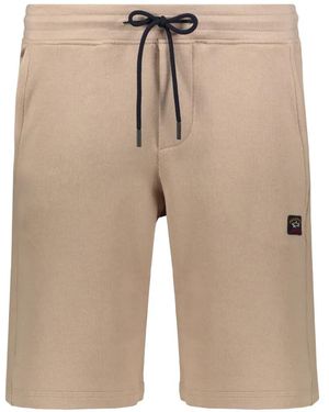 Paul & Shark Elasticated-Waistband Shorts - Natural