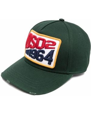 DSquared² 1964 Logo-Patch Cap - Green