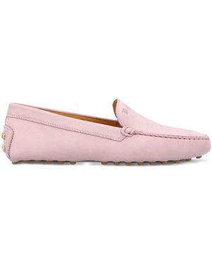 Tod's Leather Loafers - Roze