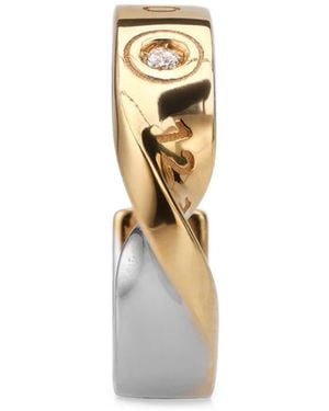 Maison Margiela Ear Cuff Numerical Con Diamante - Mettallic