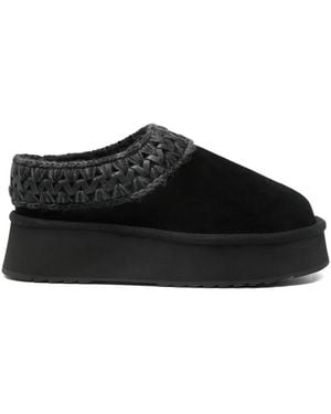 Mou Chaussons À Plateforme 50 Mm - Black