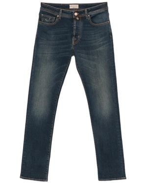 Jacob Cohen Faded-Effect Straight-Leg Jeans - Blue