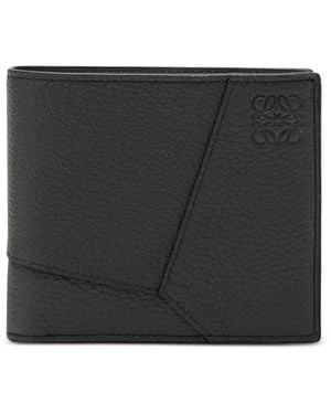Loewe Puzzle Leather Wallet - Black