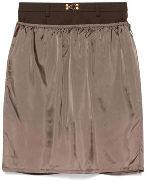 Kolor Layered Shorts - Brown
