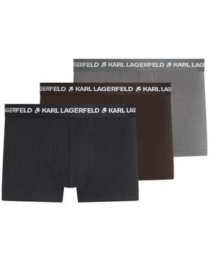 KARL LAGERFELD Logo Boxers - Black