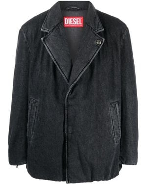DIESEL Oversize Denim Jacket - Black