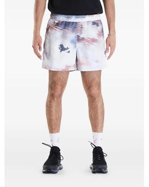 Nike Allover Print Shorts - Blue