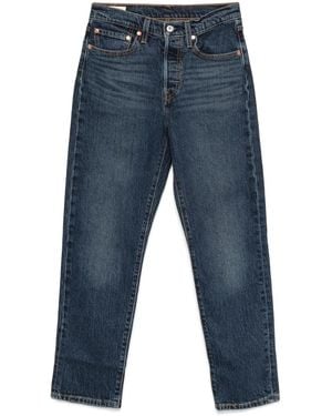 Levi's 501 Cropped-Jeans - Blau