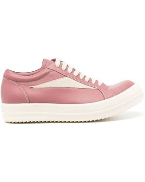 Rick Owens レースアップ スニーカー - ピンク