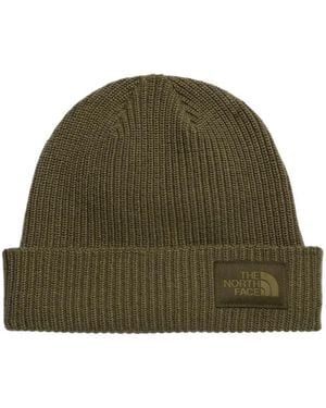 The North Face Bonnet Salty En Maille Côtelée - Green