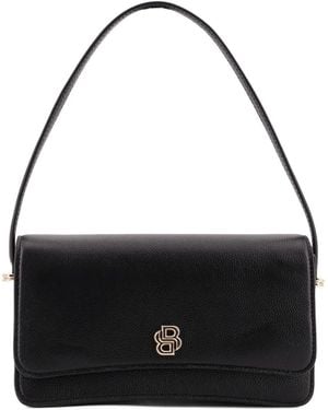 BOSS Double B Monogram Shoulder Bag - Black