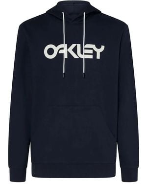 Oakley Sudadera Con Capucha Y Logo - Azul