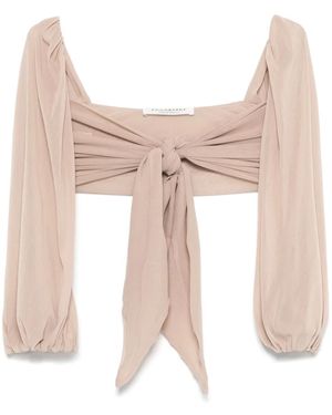 Philosophy Di Lorenzo Serafini スウィートハートネック トップ - ナチュラル