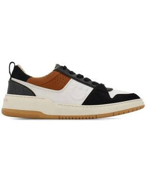 Ferragamo Klassische Sneakers - Schwarz