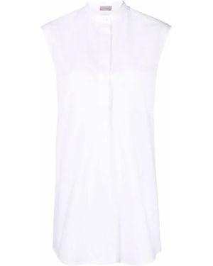 Mrz Sleeveless Cotton Shirt - White