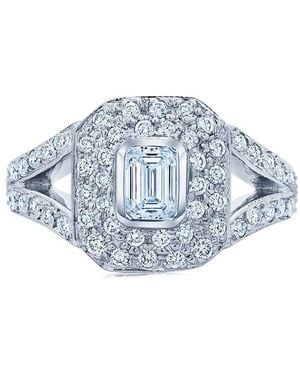 Kwiat 18Kt Diamond Rox Square Ring - Metallic