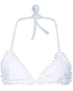 Jacquemus Picot Bikini Top - White